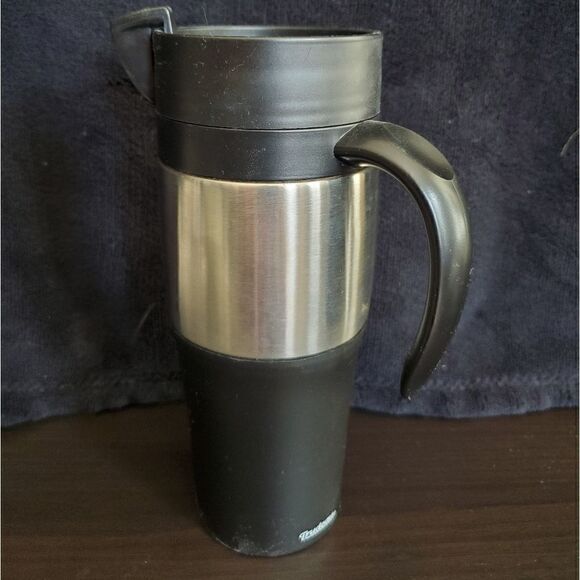 Trudeau Black/Silver Thermos    - Picture 1 of 5